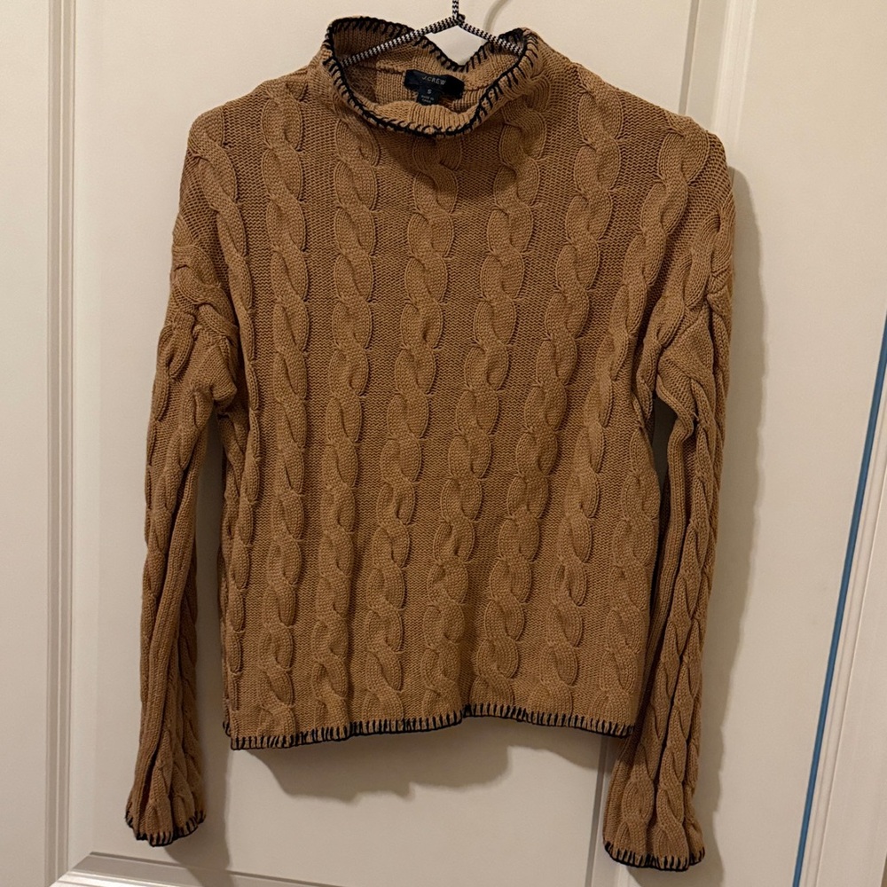 J Crew Cable Knit Sweater